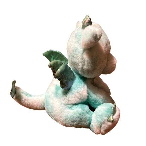 Fao Schwarz Dragon Stuffed Animal Glow Brights Light Sound Green 12" Working See - Picture 3 of 8